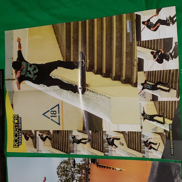 Rockstar Energy Drink Skateboarding Double Sided Posters New - Picture 8 of 8